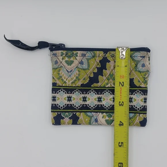 Vera Bradley Retired 2007-2008 Quilted Cambridge Design Single Pouch Coin Wallet - Picture 8 of 10